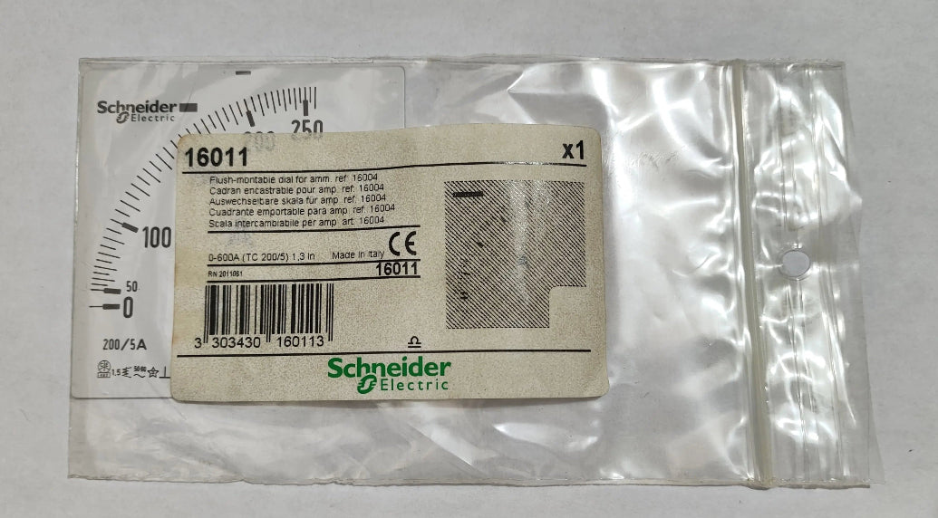 Carátula para amperímetro